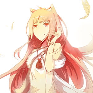 《贤狼赫萝》 二次元头像女生呆萌