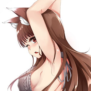 《贤狼赫萝》 二次元头像女生呆萌