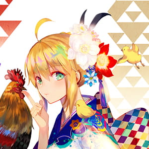 fate系列 saber阿尔托莉雅头像 动漫女生头像