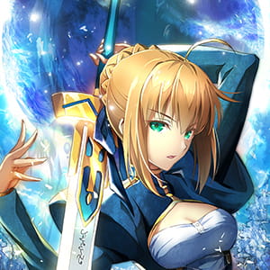 fate系列 saber阿尔托莉雅头像 动漫女生头像