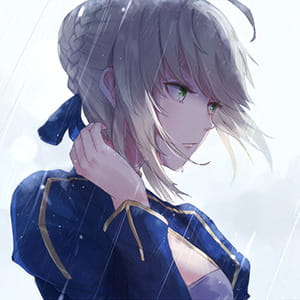 fate系列 saber阿尔托莉雅头像 动漫女生头像