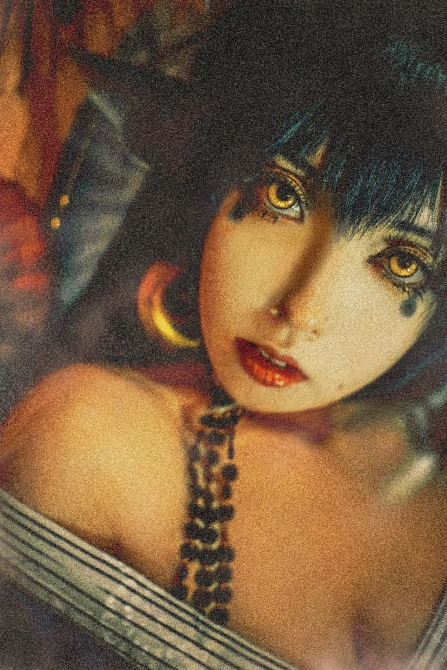 lovelive田园海未花魁 海 cosplay图片