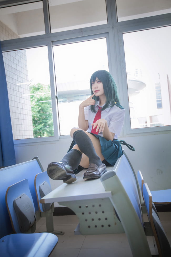 蛙吹梅雨-我的英雄学院cosplay
