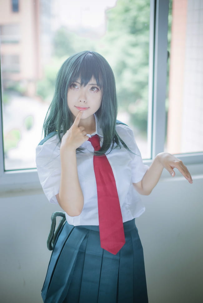 蛙吹梅雨-我的英雄学院cosplay