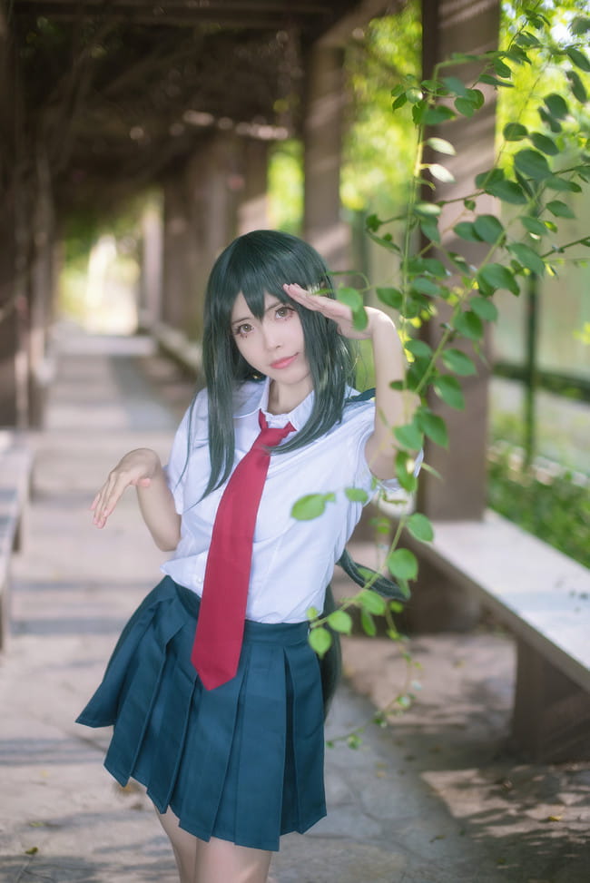 蛙吹梅雨-我的英雄学院cosplay
