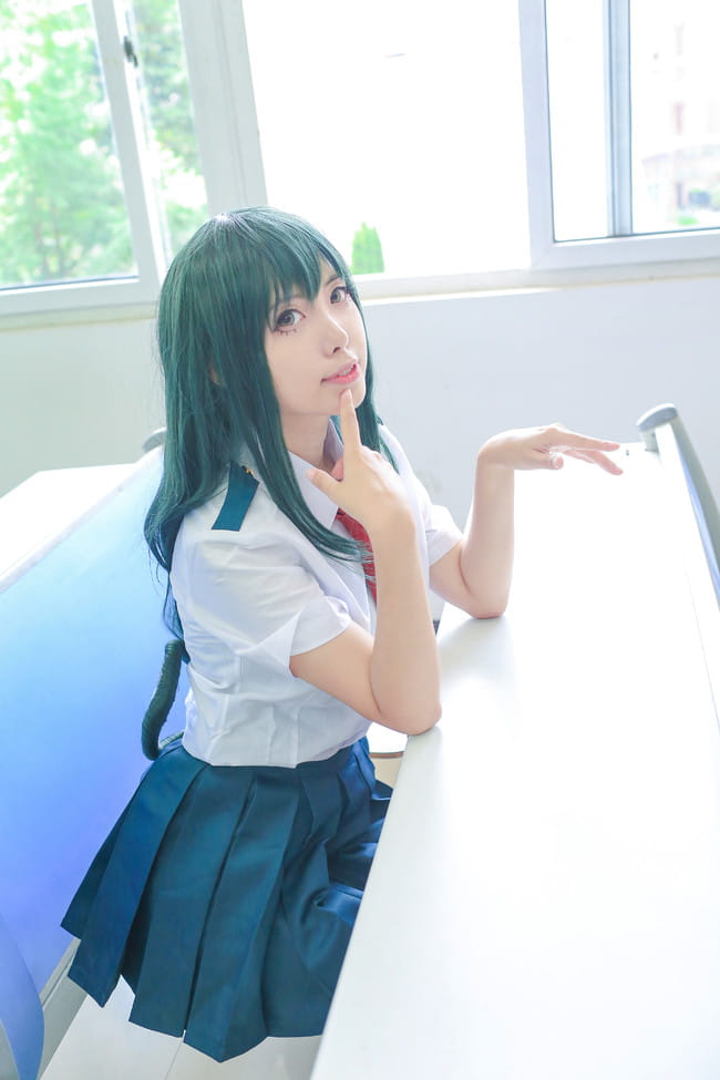 蛙吹梅雨-我的英雄学院cosplay