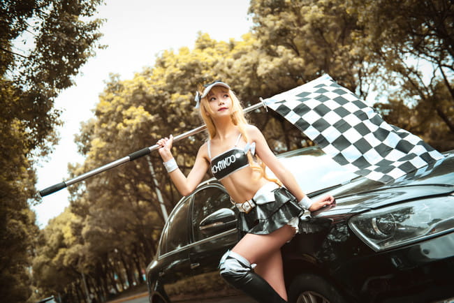 东方Project 雾雨 魔理沙赛车服ver