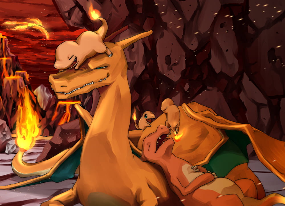 《精灵宝可梦》小火龙萌化手机主题