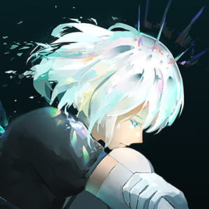 宝石之国 钻石 二次元头像女生呆萌