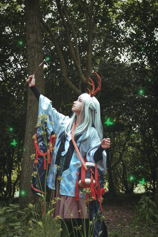 阴阳师 小鹿男拟人 cosplay