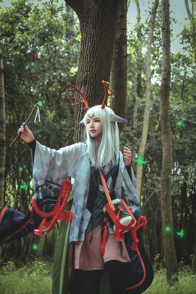 阴阳师 小鹿男拟人 cosplay