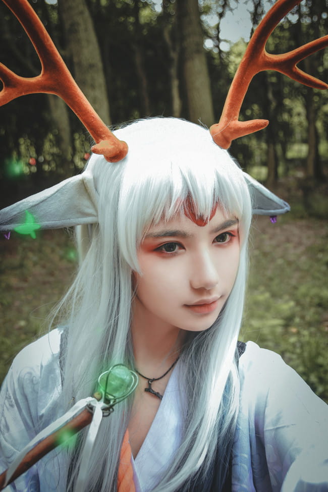 阴阳师 小鹿男拟人 cosplay