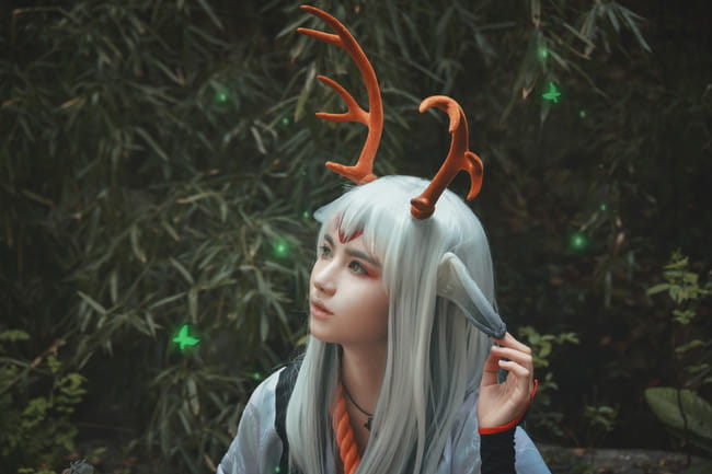 阴阳师 小鹿男拟人 cosplay