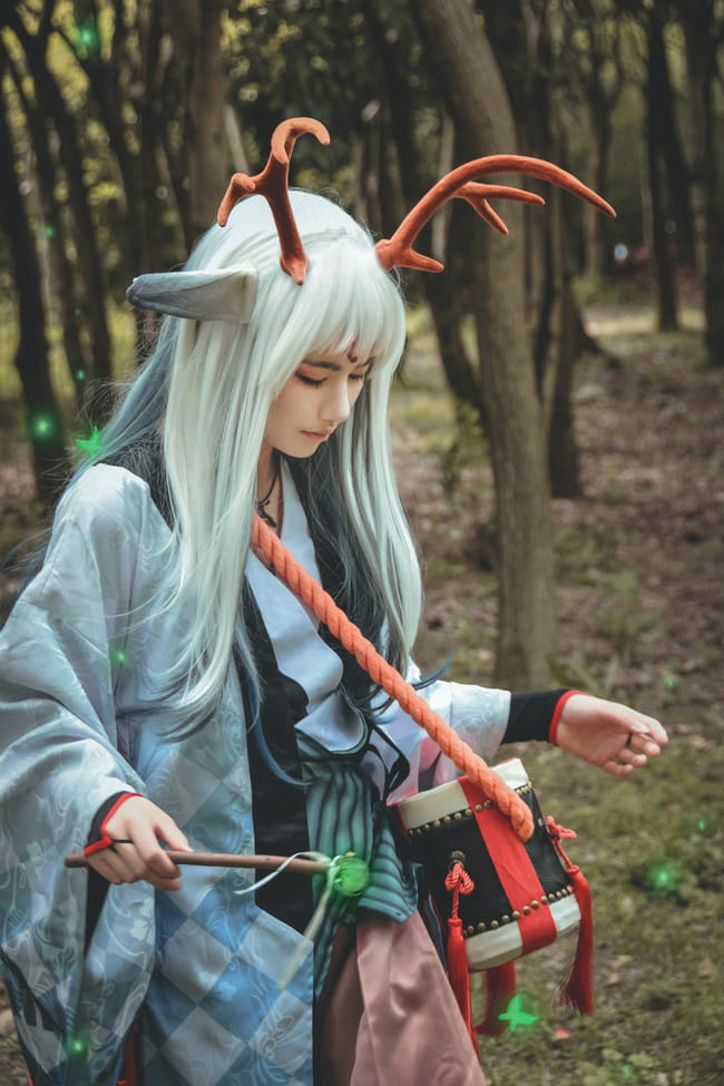 阴阳师 小鹿男拟人 cosplay