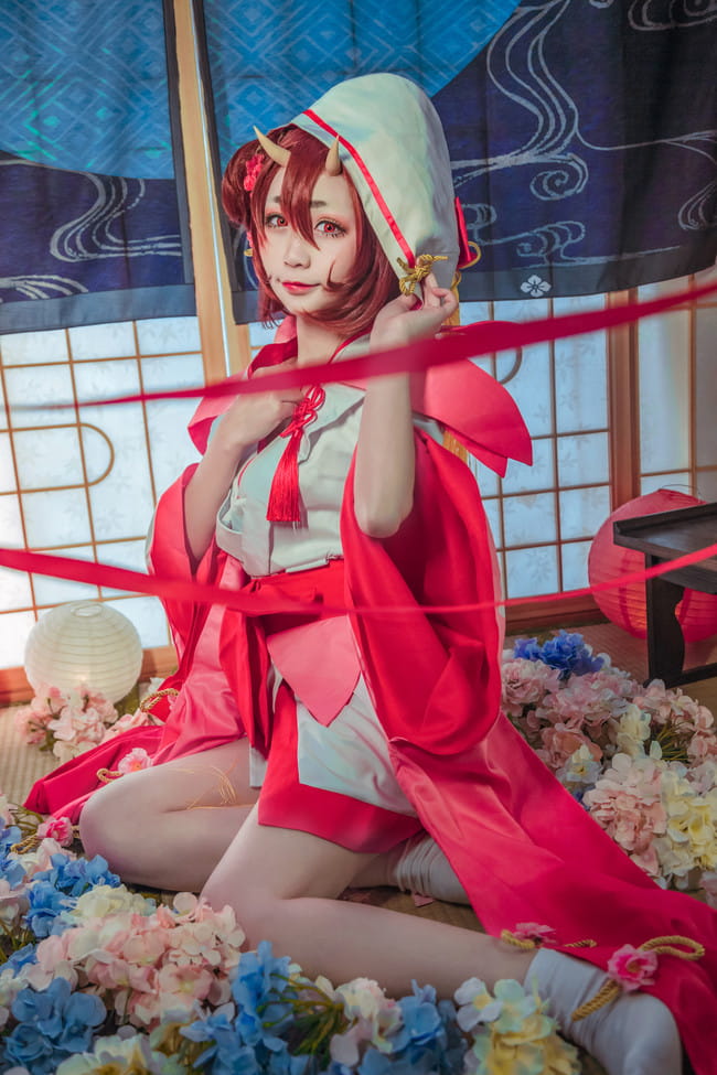 阴阳师桃花妖cosplay