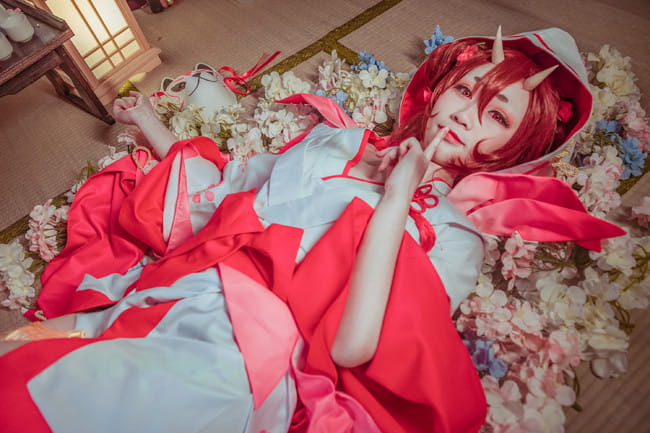 阴阳师桃花妖cosplay