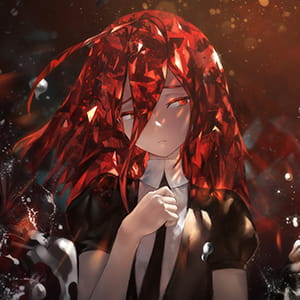 宝石之国 辰砂 二次元头像女生呆萌