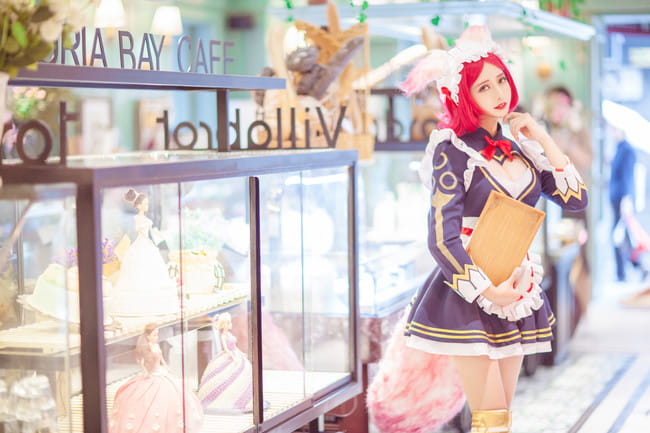 王者荣耀 女仆咖啡·妲己 cosplay