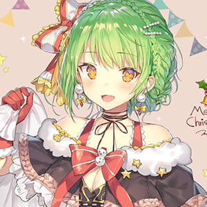 我躲在街角等你 不想独自过圣诞节 二次元头像女生呆萌