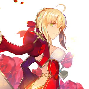 Fate 尼禄 二次元头像女生呆萌