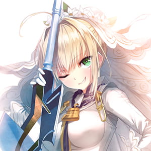 Fate 尼禄 二次元头像女生呆萌