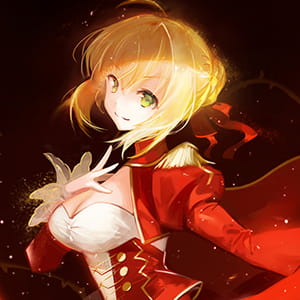 Fate 尼禄 二次元头像女生呆萌