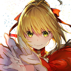 Fate 尼禄 二次元头像女生呆萌