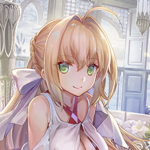 Fate 尼禄 二次元头像女生呆萌