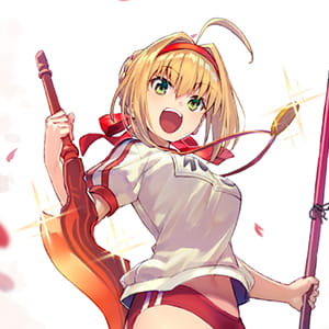 Fate 尼禄 二次元头像女生呆萌