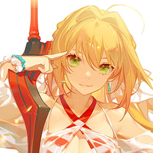 Fate 尼禄 二次元头像女生呆萌