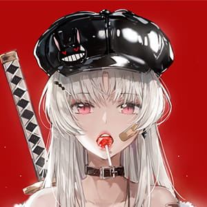 我们生活在 怀疑梦想论的世界上 二次元头像女生呆萌