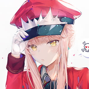 我们生活在 怀疑梦想论的世界上 二次元头像女生呆萌