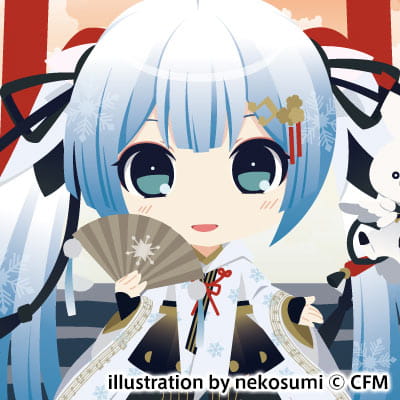 2018雪初音  二次元头像女生呆萌