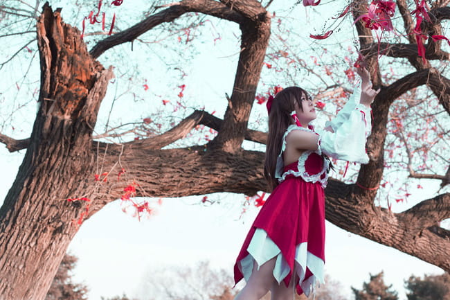 东方project 博丽灵梦cosplay