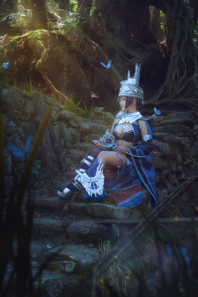 剑侠情缘网络版叁  五毒成女 cosplay图片