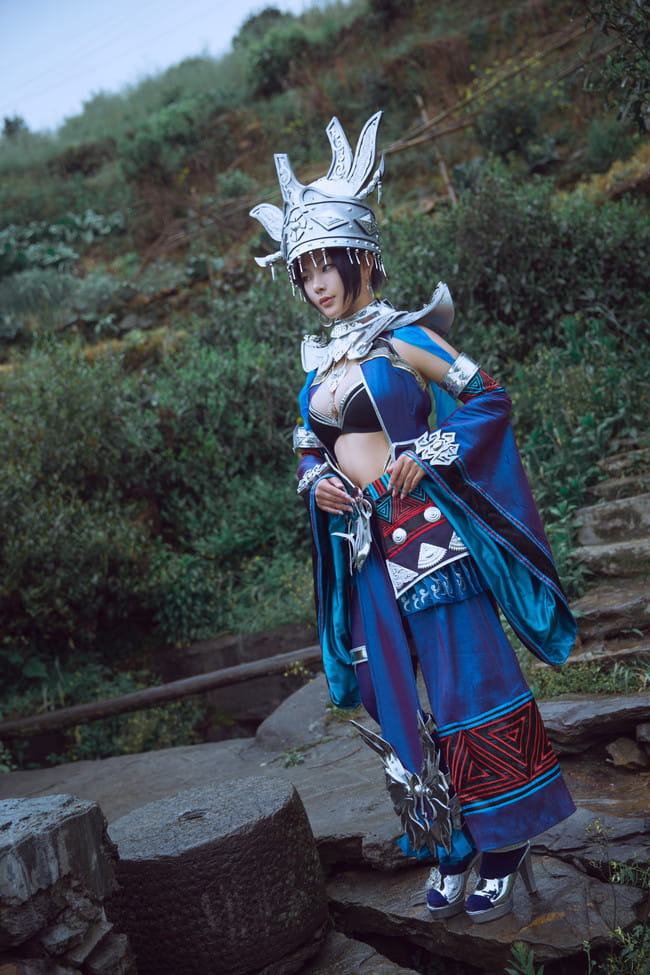 剑侠情缘网络版叁  五毒成女 cosplay图片