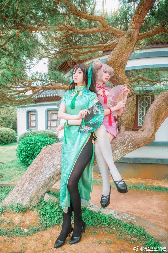 王者荣耀小乔&孙尚香 cosplay图片