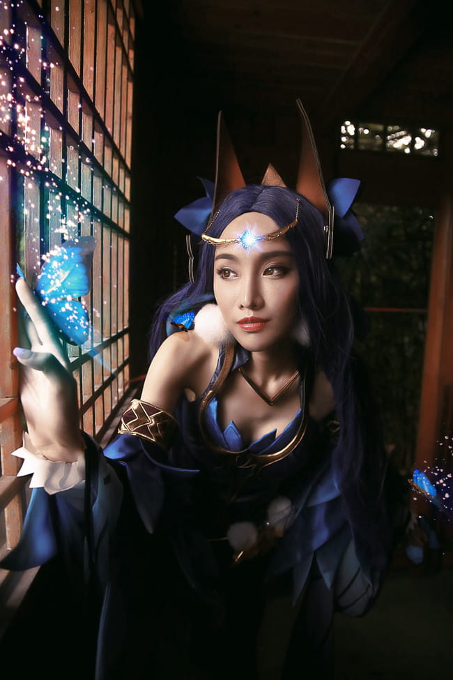 王者荣耀 荡秋千仲夏夜之梦 貂蝉 cosplay图片