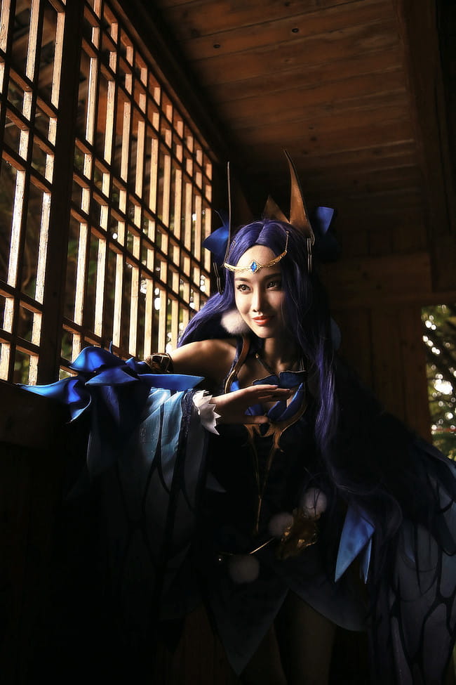 王者荣耀 荡秋千仲夏夜之梦 貂蝉 cosplay图片