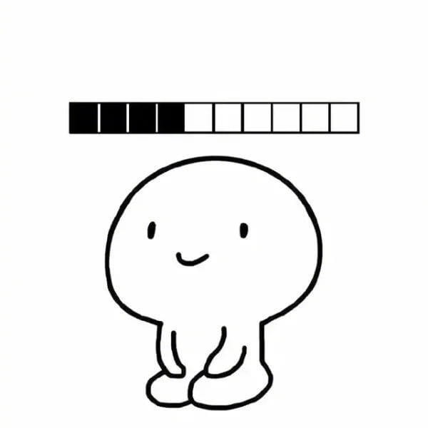 乖巧坐姿表情包