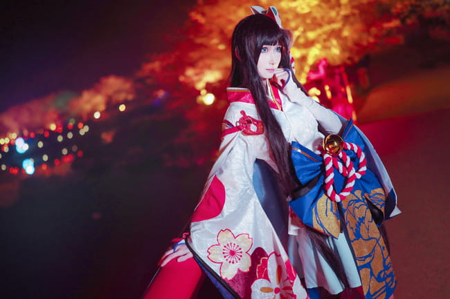 阴阳师 雪女·月见之樱 cosplay