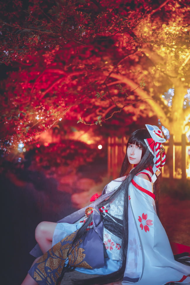 阴阳师 雪女·月见之樱 cosplay