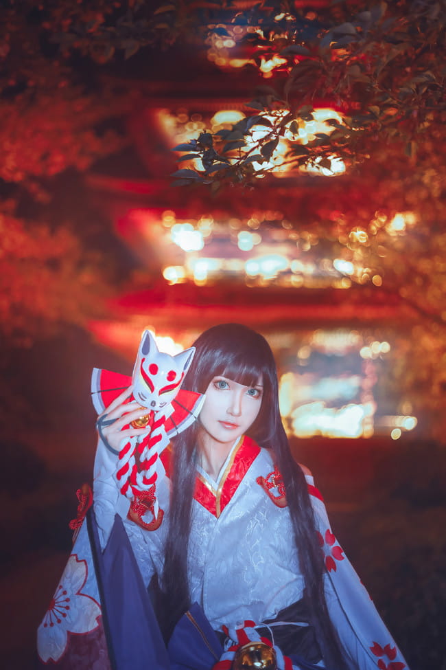 阴阳师 雪女·月见之樱 cosplay