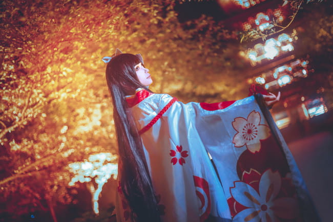 阴阳师 雪女·月见之樱 cosplay