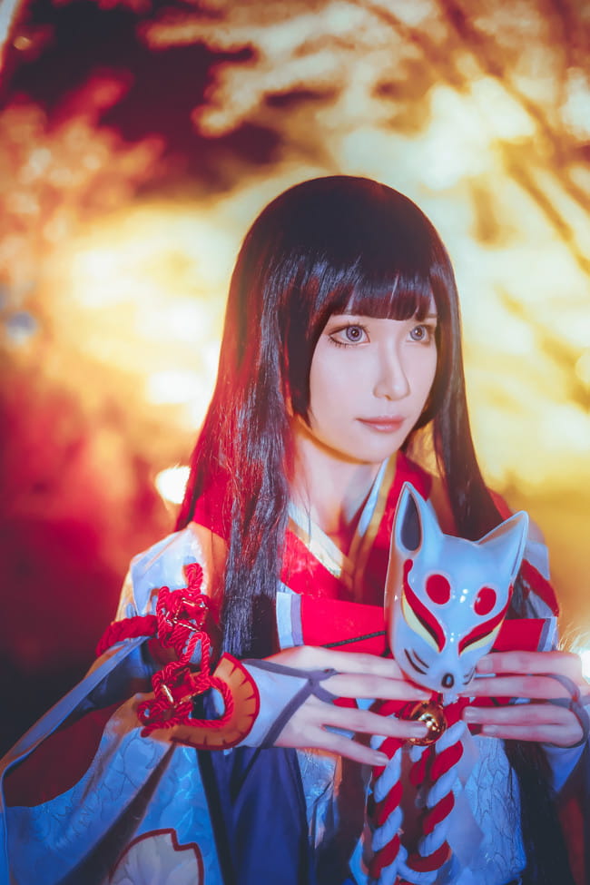阴阳师 雪女·月见之樱 cosplay