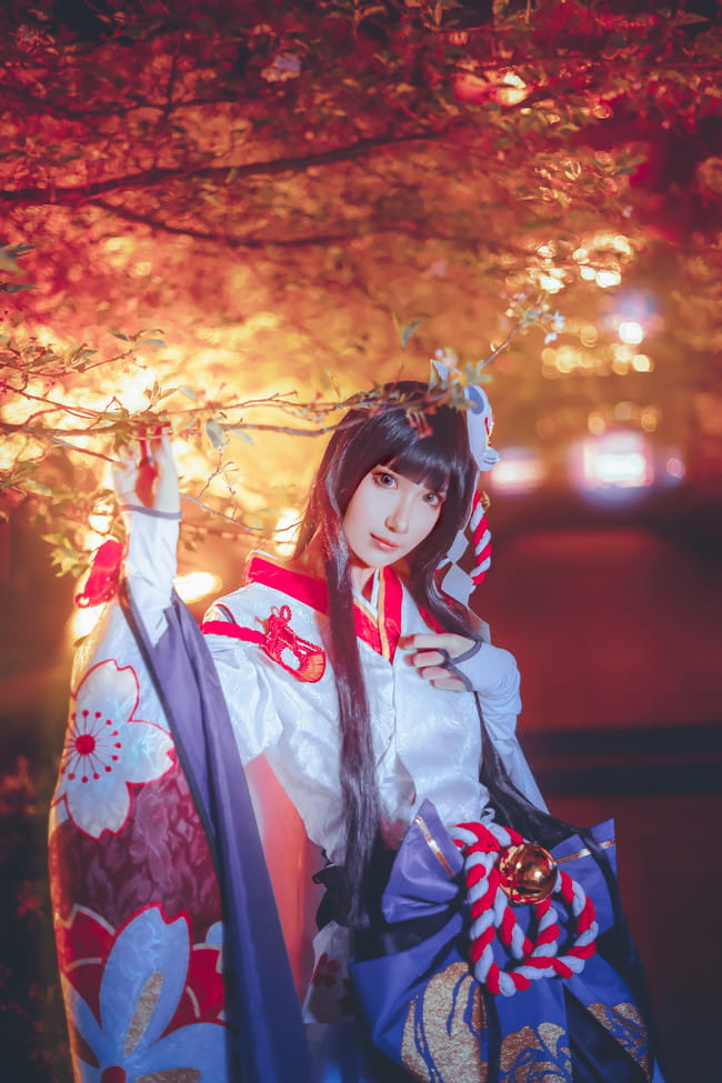 阴阳师 雪女·月见之樱 cosplay