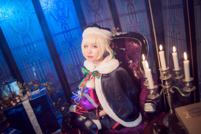 《fate/grand order》阿尔托莉雅·潘德拉贡 圣诞快乐