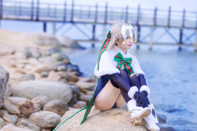 Fate go 童贞  圣女贞德 cosplay