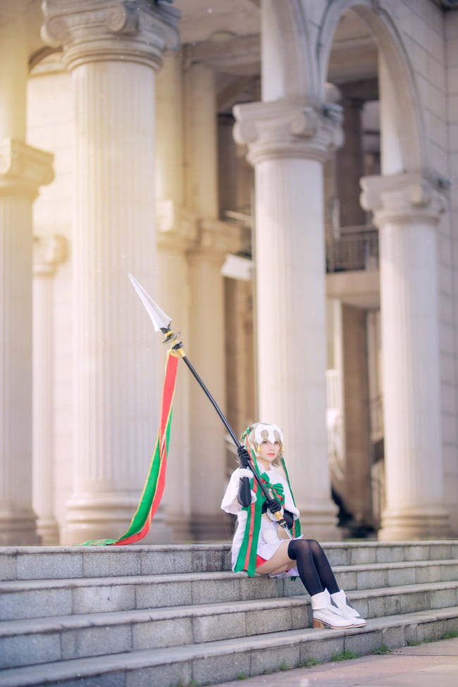 Fate go 童贞  圣女贞德 cosplay