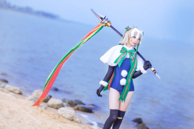 Fate go 童贞  圣女贞德 cosplay